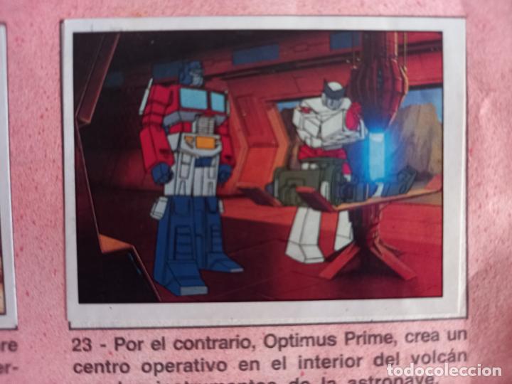 Coleccionismo cromos antiguos: transformers 1986 panini cromo recuperado 23 - Foto 1