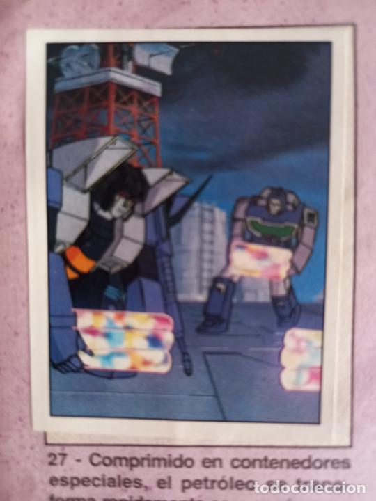 Coleccionismo cromos antiguos: transformers 1986 panini cromo recuperado 27 - Foto 1