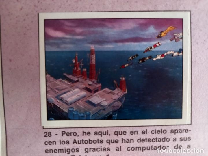 Coleccionismo cromos antiguos: transformers 1986 panini cromo recuperado 28 - Foto 1