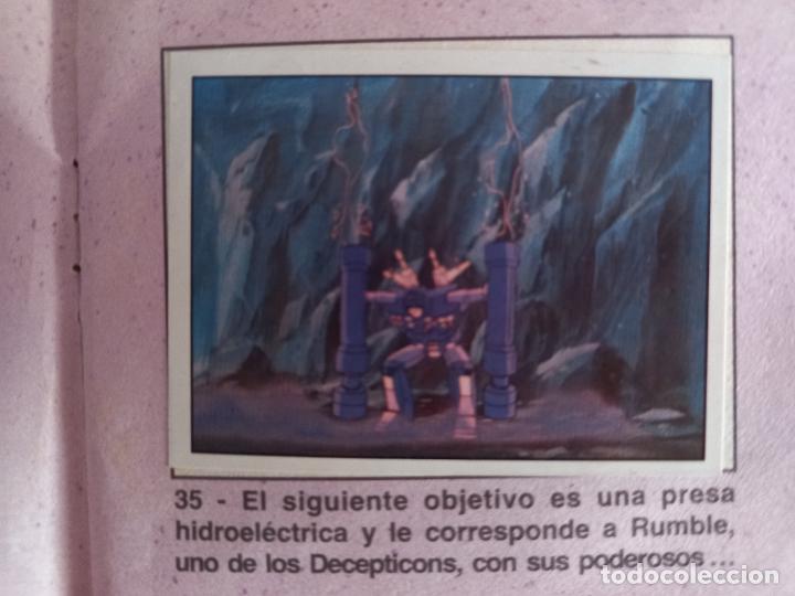 Coleccionismo cromos antiguos: transformers 1986 panini cromo recuperado 35 - Foto 1