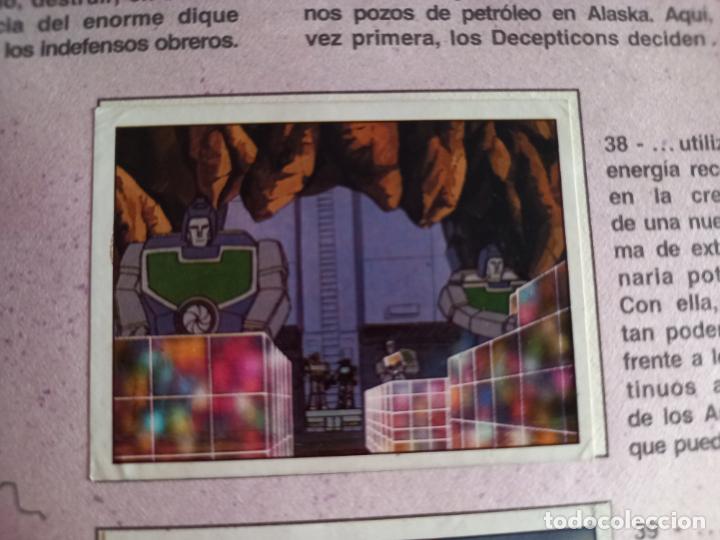 Coleccionismo cromos antiguos: transformers 1986 panini cromo recuperado 38 - Foto 1