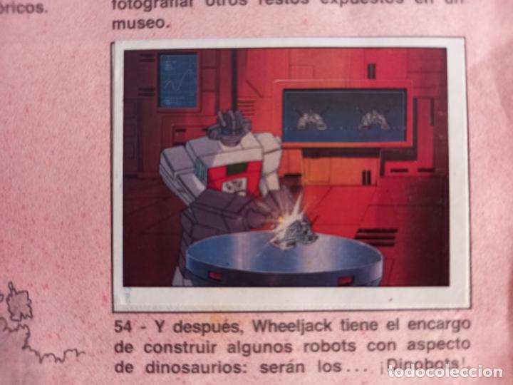 Coleccionismo cromos antiguos: transformers 1986 panini cromo recuperado 54 - Foto 1