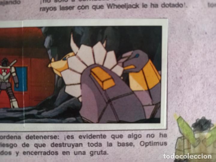 Coleccionismo cromos antiguos: transformers 1986 panini cromo recuperado 63 - Foto 1