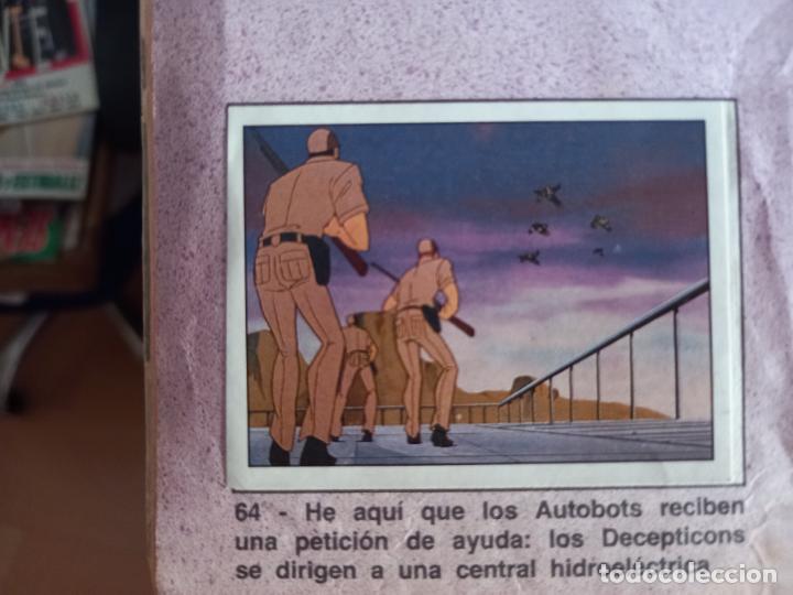 Coleccionismo cromos antiguos: transformers 1986 panini cromo recuperado 64 - Foto 1