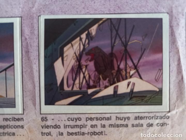 Coleccionismo cromos antiguos: transformers 1986 panini cromo recuperado 65 - Foto 1