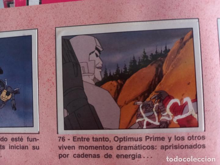 Coleccionismo cromos antiguos: transformers 1986 panini cromo recuperado 76 - Foto 1