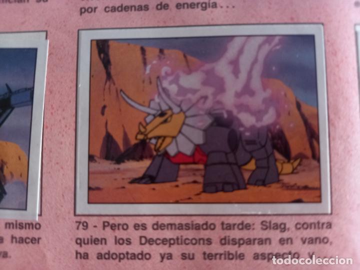 Coleccionismo cromos antiguos: transformers 1986 panini cromo recuperado 79 - Foto 1