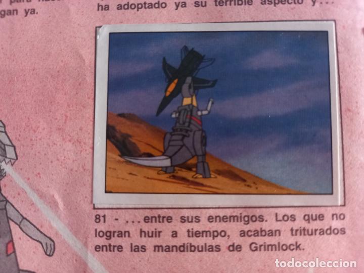 Coleccionismo cromos antiguos: transformers 1986 panini cromo recuperado 81 - Foto 1