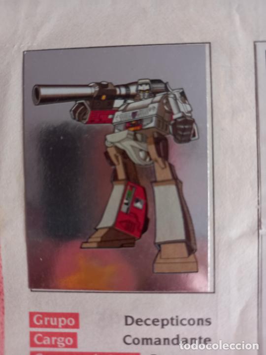 Coleccionismo cromos antiguos: transformers 1986 panini cromo recuperado 84 - Foto 1