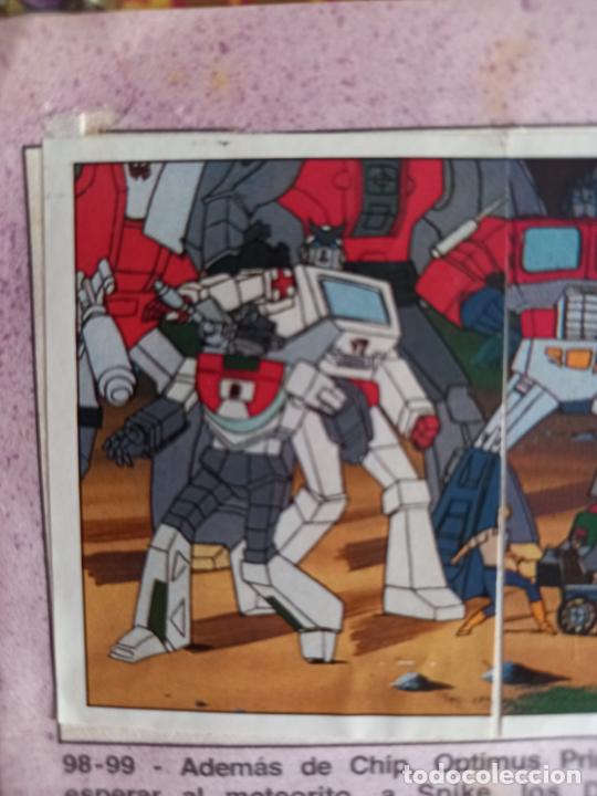 Coleccionismo cromos antiguos: transformers 1986 panini cromo recuperado 98 - Foto 1