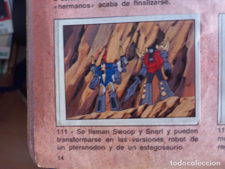 Coleccionismo cromos antiguos: transformers 1986 panini cromo recuperado 111 - Foto 1