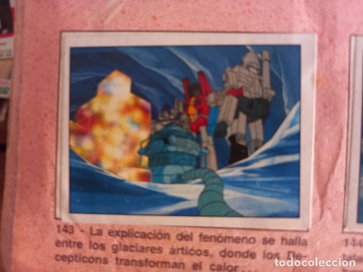 Coleccionismo cromos antiguos: transformers 1986 panini cromo recuperado 143 - Foto 1