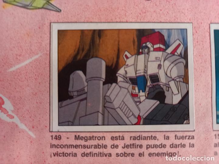 Coleccionismo cromos antiguos: transformers 1986 panini cromo recuperado 149 - Foto 1