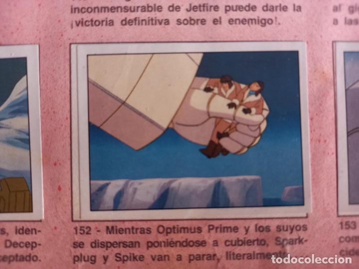 Coleccionismo cromos antiguos: transformers 1986 panini cromo recuperado 152 - Foto 1