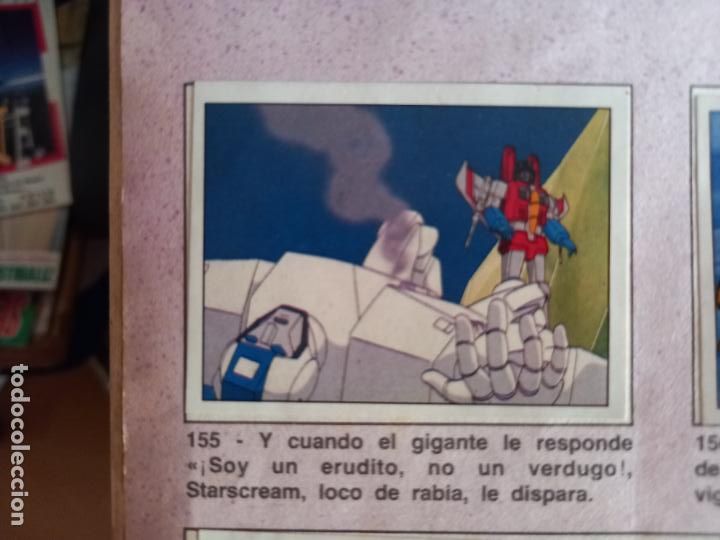 Coleccionismo cromos antiguos: transformers 1986 panini cromo recuperado 155 - Foto 1
