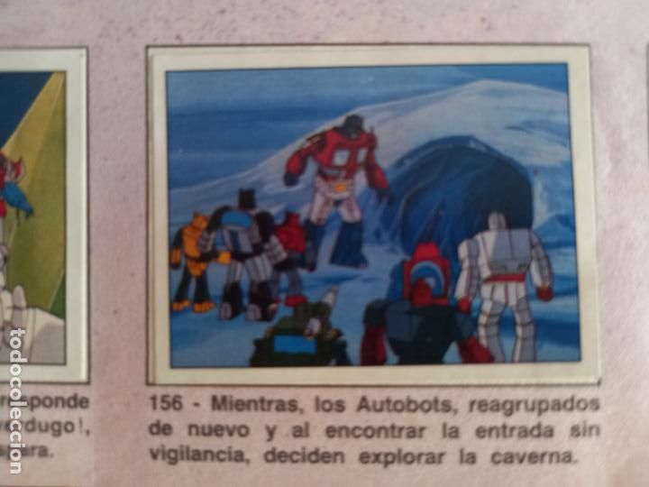 Coleccionismo cromos antiguos: transformers 1986 panini cromo recuperado 156 - Foto 1