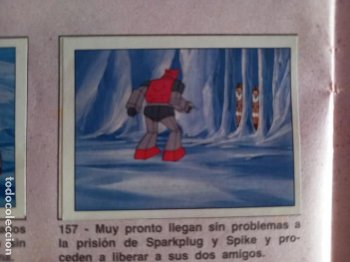 Coleccionismo cromos antiguos: transformers 1986 panini cromo recuperado 157 - Foto 1