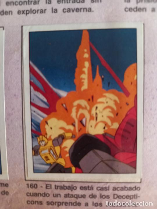 Coleccionismo cromos antiguos: transformers 1986 panini cromo recuperado 160 - Foto 1