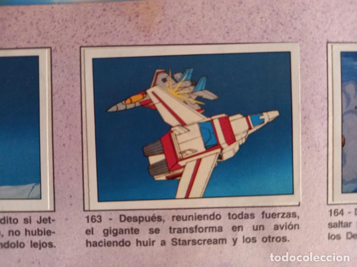 Coleccionismo cromos antiguos: transformers 1986 panini cromo recuperado 163 - Foto 1