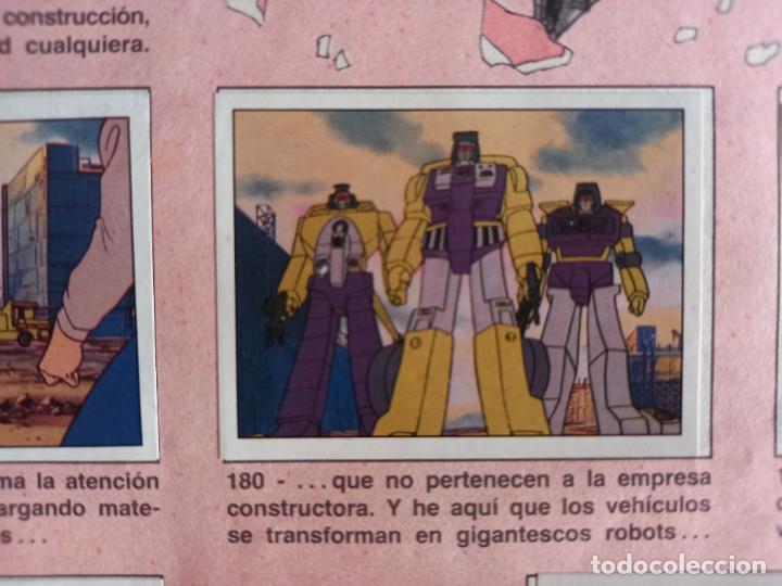 Coleccionismo cromos antiguos: transformers 1986 panini cromo recuperado 180 - Foto 1