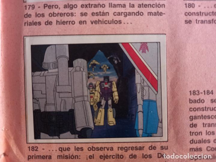 Coleccionismo cromos antiguos: transformers 1986 panini cromo recuperado 182 - Foto 1