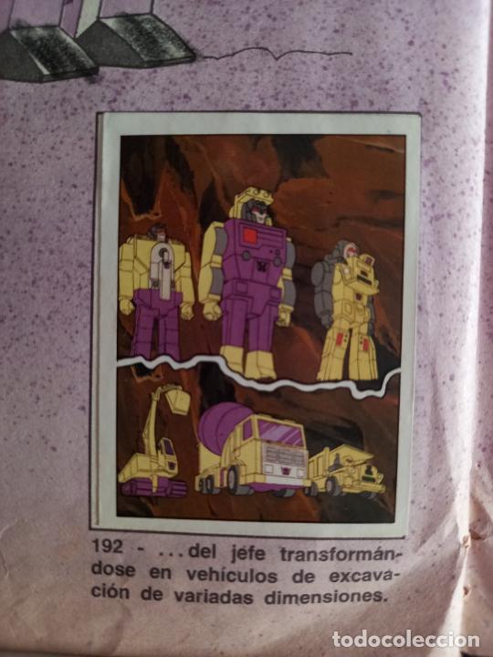 Coleccionismo cromos antiguos: transformers 1986 panini cromo recuperado 192 - Foto 1