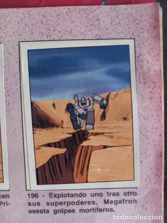 Coleccionismo cromos antiguos: transformers 1986 panini cromo recuperado 196 - Foto 1