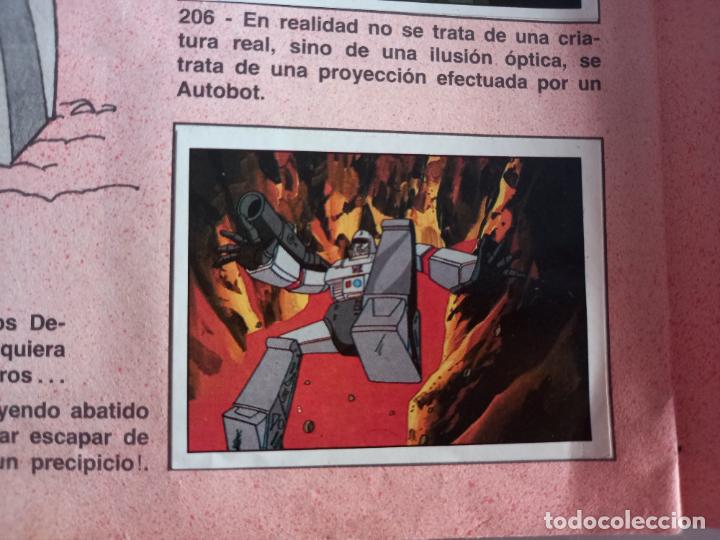 Coleccionismo cromos antiguos: transformers 1986 panini cromo recuperado 208 - Foto 1