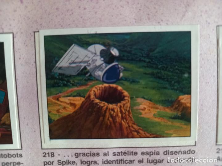 Coleccionismo cromos antiguos: transformers 1986 panini cromo recuperado 218 - Foto 1