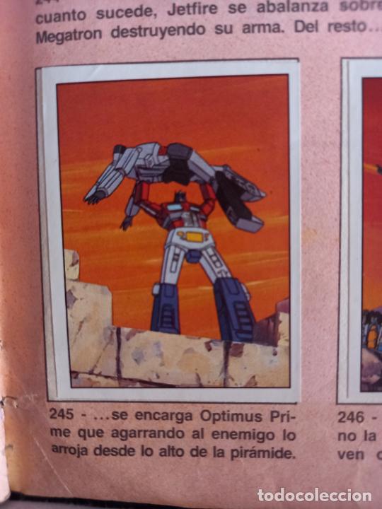 Coleccionismo cromos antiguos: transformers 1986 panini cromo recuperado 245 - Foto 1