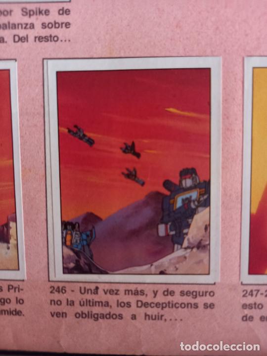 Coleccionismo cromos antiguos: transformers 1986 panini cromo recuperado 246 - Foto 1