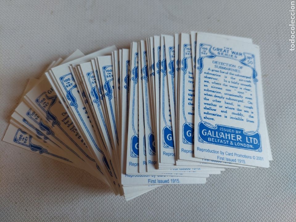 Coleccionismo cromos antiguos: Coleccion de Cromos Completa La Gran Guerra - Foto 3