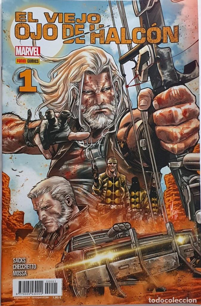 Coleccionismo cromos antiguos: MARVEL Panini COMICS &rdquo;El Viejo ojo de Halc&oacute;n&rdquo; Parte 1 - 2018 - Foto 1
