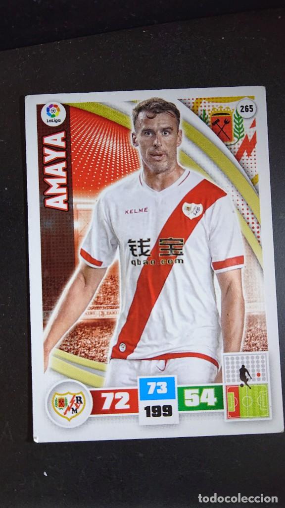 Colecionismo Cromos antigos: ADRENALYN XL AMAYA 265 RAYO VALLECANO CROMO LIGA 15 16 TEMP 2015 2016 PANINI