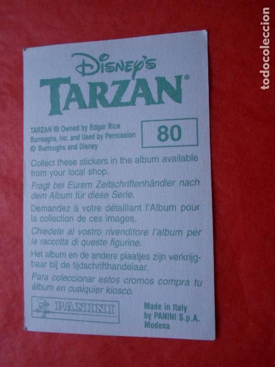 Coleccionismo cromos antiguos: CROMO DISNEYS TARZAN N&ordm; 80 - Foto 1
