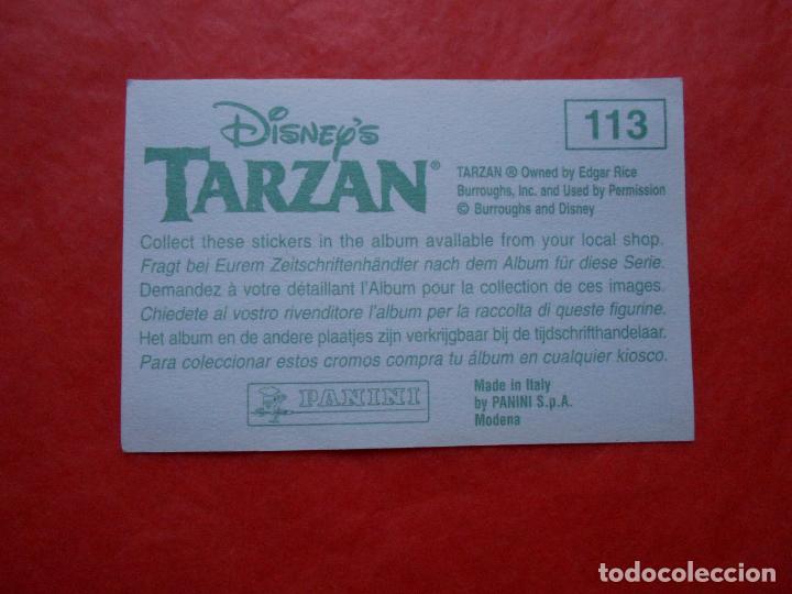 Coleccionismo cromos antiguos: CROMO DISNEYS TARZAN N&ordm; 113 - Foto 1