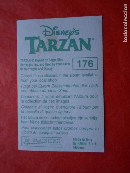 Coleccionismo cromos antiguos: CROMO DISNEYS TARZAN N&ordm; 176 - Foto 1