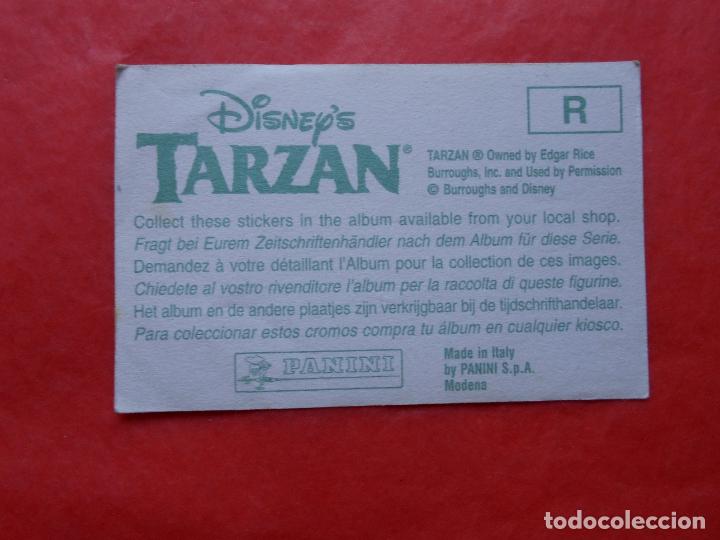 Coleccionismo cromos antiguos: CROMO DISNEYS TARZAN N&ordm; R - Foto 1