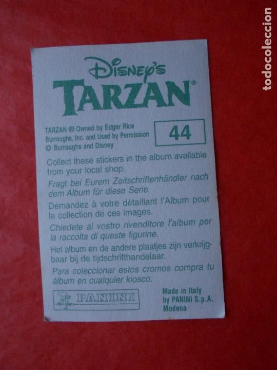 Coleccionismo cromos antiguos: CROMO DISNEYS TARZAN N&ordm; 44 - Foto 1