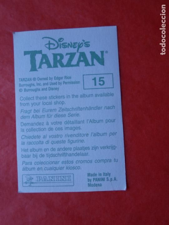 Coleccionismo cromos antiguos: CROMO DISNEYS TARZAN N&ordm; 15 - Foto 1