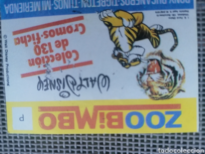 Coleccionismo cromos antiguos: CROMO ZOOBIMBO LETRA P - Foto 2