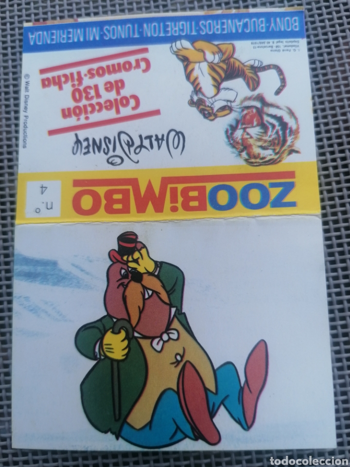 Coleccionismo cromos antiguos: CROMO ZOOBIMBO N&Uacute;MERO 4 - Foto 1