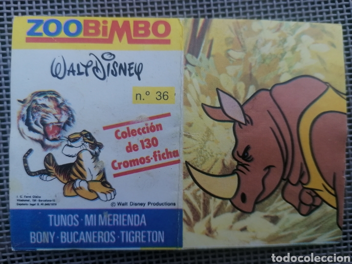 Coleccionismo cromos antiguos: CROMO ZOOBIMBO N&Uacute;MERO 36 - Foto 1