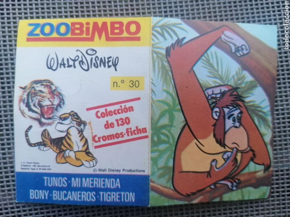 Coleccionismo cromos antiguos: CROMO ZOOBIMBO N&Uacute;MERO 30 - Foto 1