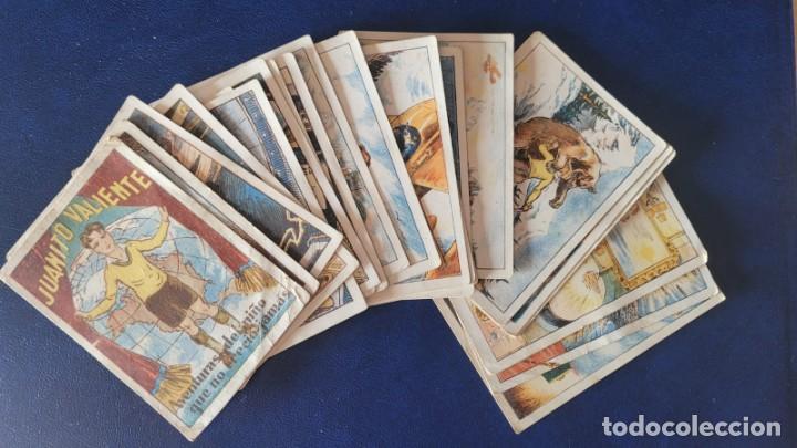 Collezionismo Figurine antiche: COLECCION COMPLETA 25 CROMOS JUANITO EL VALIENTE CHOCOLATES AMATLLER