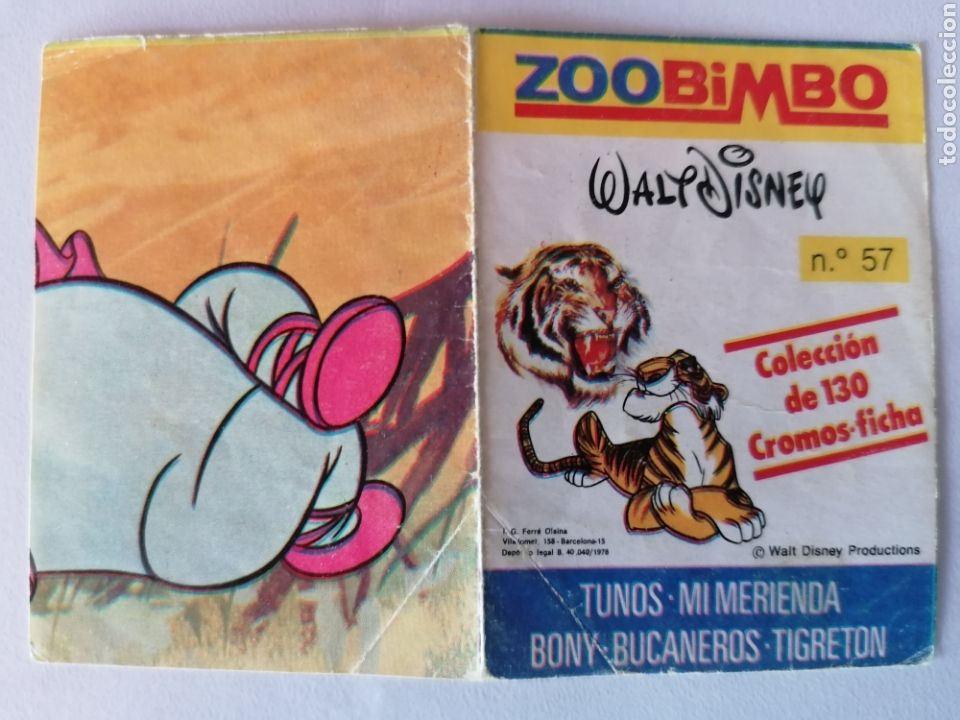 Coleccionismo cromos antiguos: CROMO ZOOBIMBO N&Uacute;MERO 57 - Foto 1