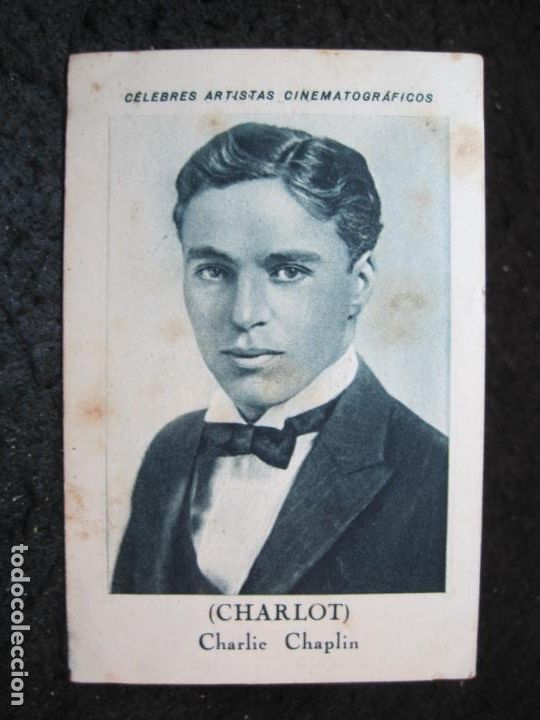 Coleccionismo Cromos antiguos: CHARLOT-CHARLIE CHAPLIN-CROMO ANTIGUO DE CINE-CHOCOLATE JUNCOSA-VER FOTOS-(95.386)