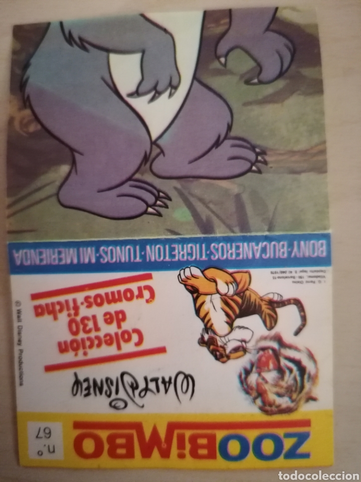 Coleccionismo cromos antiguos: CROMO ZOOBIMBO N&Uacute;MERO 67 - Foto 1