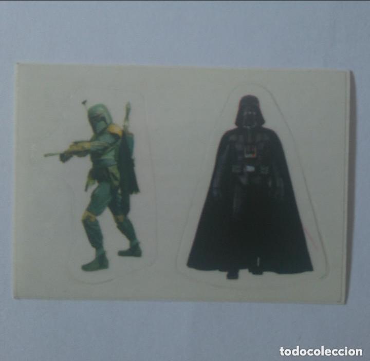 Coleccionismo Cromos antiguos: s7 CROMO ESPECIAL STAR WARS PANINI 1996 1997 TRILOGIA PEGATINA STICKER CROMO darth bobba boba fett