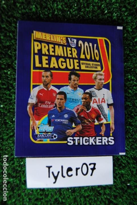 Coleccionismo cromos antiguos: Premier League 2016 Topps Sobre vac&iacute;o - Foto 1